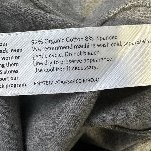 Eileen Fisher Womens Crossover Waistband Pull On Pants Size Large Gray Straight - Picture 5 of 5